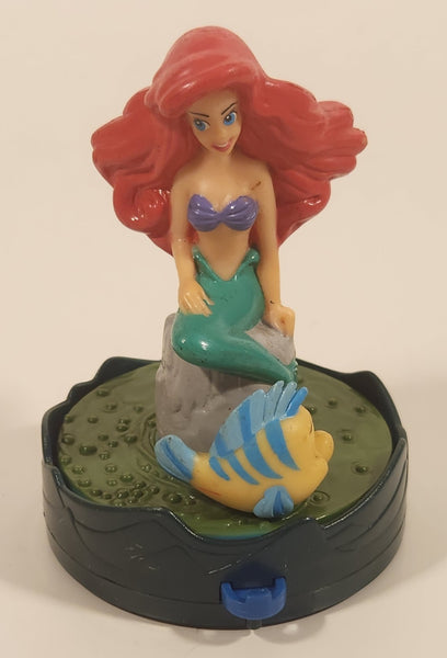 1994 McDonald's Disney The Little Mermaid and Flounder 3 1/2" Toy Figure Birthday Train Car