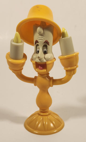 2002 McDonald's Disney Beauty And The Beast Lumiere 4 3/4" Tall Plastic Toy Figure