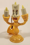 2002 McDonald's Disney Beauty And The Beast Lumiere 4 3/4" Tall Plastic Toy Figure