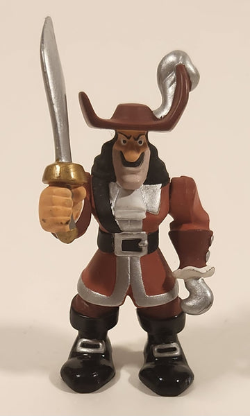 Disney Peter Pan Captain Hook 2 5/8" PVC Toy Figure