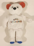 The Keeley Collection Hollywood White Teddy Bear 8" Stuffed Beanie Plush Toy