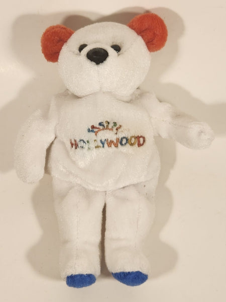 The Keeley Collection Hollywood White Teddy Bear 8" Stuffed Beanie Plush Toy