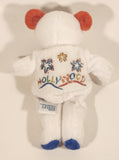 The Keeley Collection Hollywood White Teddy Bear 8" Stuffed Beanie Plush Toy