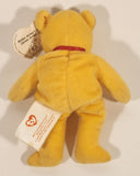 2004 McDonald's Ty Teanie Beanie Baby 'Golden Arches The Bear Toy' Orange 5" Stuffed Plush Toy with Tag