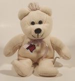 JIC (Cal) Inc. Texas White Teddy Bear 8" Stuffed Beanie Plush Toy