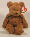 1999 Ty Beanie Babies Fuzz The Brown Bear 8 1/2" Stuffed Beanie Plush Toy with Tag