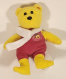 2004 McDonald's Ty Teanie Beanie Baby 'Birdie The Bear Toy' Yellow Teddy Bear 5 1/2" Stuffed Plush Toy