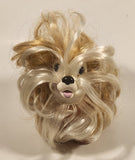 1989 Hasbro Sweetie Pups Brown and White Yorkshire Terrier Dog Toy Figure