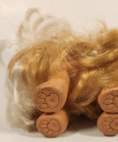 1989 Hasbro Sweetie Pups Brown and White Yorkshire Terrier Dog Toy Figure