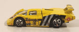 1998 Hot Wheels Flyin' Aces Sol-Aire CX-4 Yellow Die Cast Toy Car Vehicle Opening Rear Hood