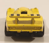 1998 Hot Wheels Flyin' Aces Sol-Aire CX-4 Yellow Die Cast Toy Car Vehicle Opening Rear Hood