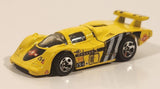 1998 Hot Wheels Flyin' Aces Sol-Aire CX-4 Yellow Die Cast Toy Car Vehicle Opening Rear Hood