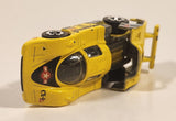 1998 Hot Wheels Flyin' Aces Sol-Aire CX-4 Yellow Die Cast Toy Car Vehicle Opening Rear Hood