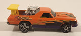 2001 Hot Wheels '68 El Camino Orange Die Cast Toy Muscle Car Vehicle
