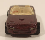 1996 Hot Wheels Auto City Mazda MX-5 Miata Convertible Metallic Dark Red Die Cast Toy Sports Car Vehicle