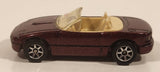 1996 Hot Wheels Auto City Mazda MX-5 Miata Convertible Metallic Dark Red Die Cast Toy Sports Car Vehicle