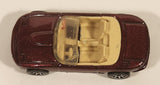 1996 Hot Wheels Auto City Mazda MX-5 Miata Convertible Metallic Dark Red Die Cast Toy Sports Car Vehicle