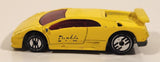 1994 Hot Wheels Lamborghini Diablo Yellow Die Cast Toy Exotic Sports Car Vehicle
