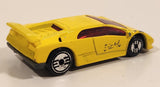 1994 Hot Wheels Lamborghini Diablo Yellow Die Cast Toy Exotic Sports Car Vehicle