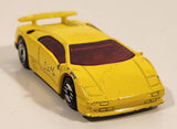 1994 Hot Wheels Lamborghini Diablo Yellow Die Cast Toy Exotic Sports Car Vehicle