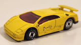 1994 Hot Wheels Lamborghini Diablo Yellow Die Cast Toy Exotic Sports Car Vehicle