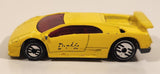 1994 Hot Wheels Lamborghini Diablo Yellow Die Cast Toy Exotic Sports Car Vehicle