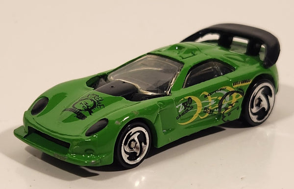 1999 Hot Wheels X-Treme Speed Callaway C7 Green Die Cast Toy Car Vehicle