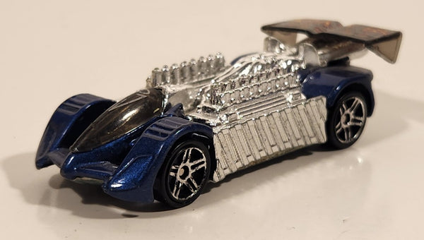 2001 Hot Wheels First Editions Krazy 8s Metalflake Blue Die Cast Toy Car Vehicle