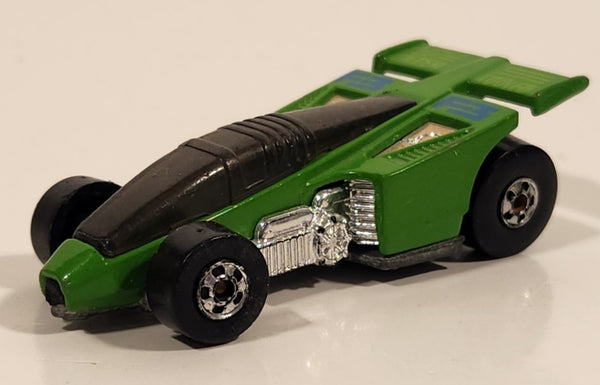 1992 Hot Wheels Shadow Jet F-3 Inter Cooled Green Die Cast Toy Race Car Vehicle