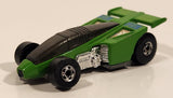 1992 Hot Wheels Shadow Jet F-3 Inter Cooled Green Die Cast Toy Race Car Vehicle