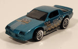 1999 Hot Wheels Camaro Z28 Metalflake Aqua Green Die Cast Toy Car Vehicle