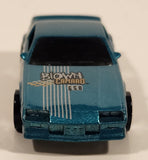 1999 Hot Wheels Camaro Z28 Metalflake Aqua Green Die Cast Toy Car Vehicle