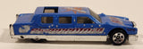 1997 Hot Wheels Biff! Bam! Boom! Series Limozeen Money Madness! Blue Die Cast Toy Car Vehicle