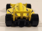 2000 Hot Wheels Honda Buzzin Hornets Yellow Die Cast Toy Race Car Vehicle