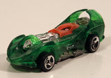 1997 Hot Wheels Phantom Racer Power Rocket Clear Green Die Cast Toy Car Vehicle