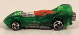 1997 Hot Wheels Phantom Racer Power Rocket Clear Green Die Cast Toy Car Vehicle