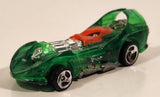 1997 Hot Wheels Phantom Racer Power Rocket Clear Green Die Cast Toy Car Vehicle