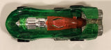 1997 Hot Wheels Phantom Racer Power Rocket Clear Green Die Cast Toy Car Vehicle