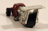 1998 Hot Wheels First Editions Whatta Drag Metallic Dark Red Die Cast Toy Car Vehicle
