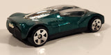 1999 Hot Wheels McDonald's Double Cross Metalflake Dark Green Die Cast Toy Car Vehicle