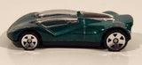 1999 Hot Wheels McDonald's Double Cross Metalflake Dark Green Die Cast Toy Car Vehicle