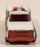 1999 Hot Wheels Rescue Ranger White Fire Truck Die Cast Toy Car Vehicle