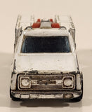 1999 Hot Wheels City Police Rescue Ranger Bomb Squad White Fire Truck Die Cast Toy Car Vehicle