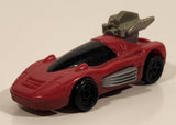 1994 McDonald's Hot Wheels Back Burner Dark Red Die Cast Toy Car Vehicle