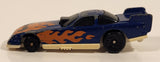 1996 McDonald's Hot Wheels Flames Series Funny Car 1/5 Blue Die Cast Toy Race Car Vehicle