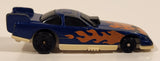 1996 McDonald's Hot Wheels Flames Series Funny Car 1/5 Blue Die Cast Toy Race Car Vehicle