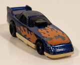 1996 McDonald's Hot Wheels Flames Series Funny Car 1/5 Blue Die Cast Toy Race Car Vehicle