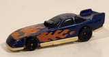 1996 McDonald's Hot Wheels Flames Series Funny Car 1/5 Blue Die Cast Toy Race Car Vehicle