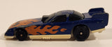 1996 McDonald's Hot Wheels Flames Series Funny Car 1/5 Blue Die Cast Toy Race Car Vehicle