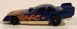 1996 McDonald's Hot Wheels Flames Series Funny Car 1/5 Blue Die Cast Toy Race Car Vehicle